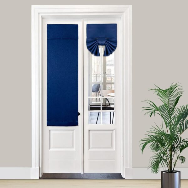 Room Darkening Door Privacy Panels Rollable Window Covering
