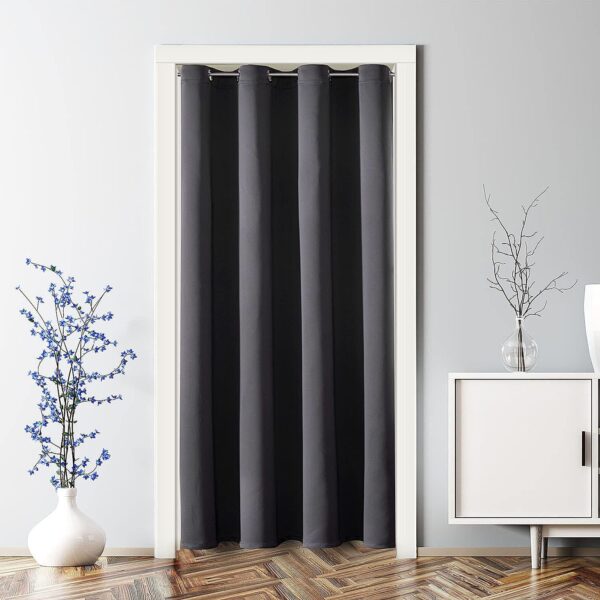 Sidelight Front Door Drapes Privacy Covering Narrow Windows