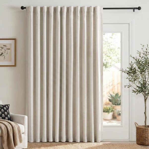 Heavyweight Indoor Outdoor Door Drapes Water Repellent Panels