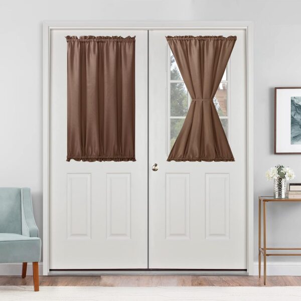 Semi Sheer Style Front Door Drapes Privacy Panels