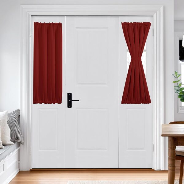 Room Darkening Glass Door Drapes Thermal Privacy Panels