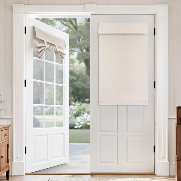 Lace Front Door Drapes Semi Sheer Floral Privacy